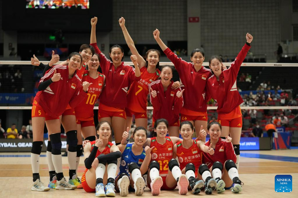 China beats Netherlands in 2023 Volleyball Nations League