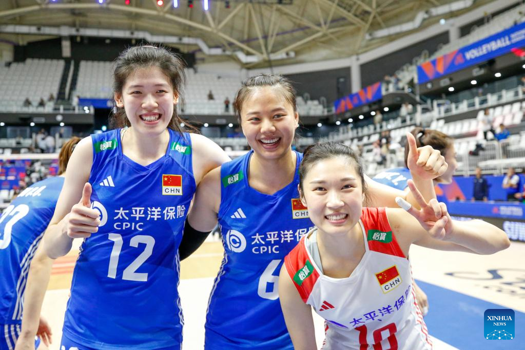 China upsets US in Women’s Volleyball Nations League