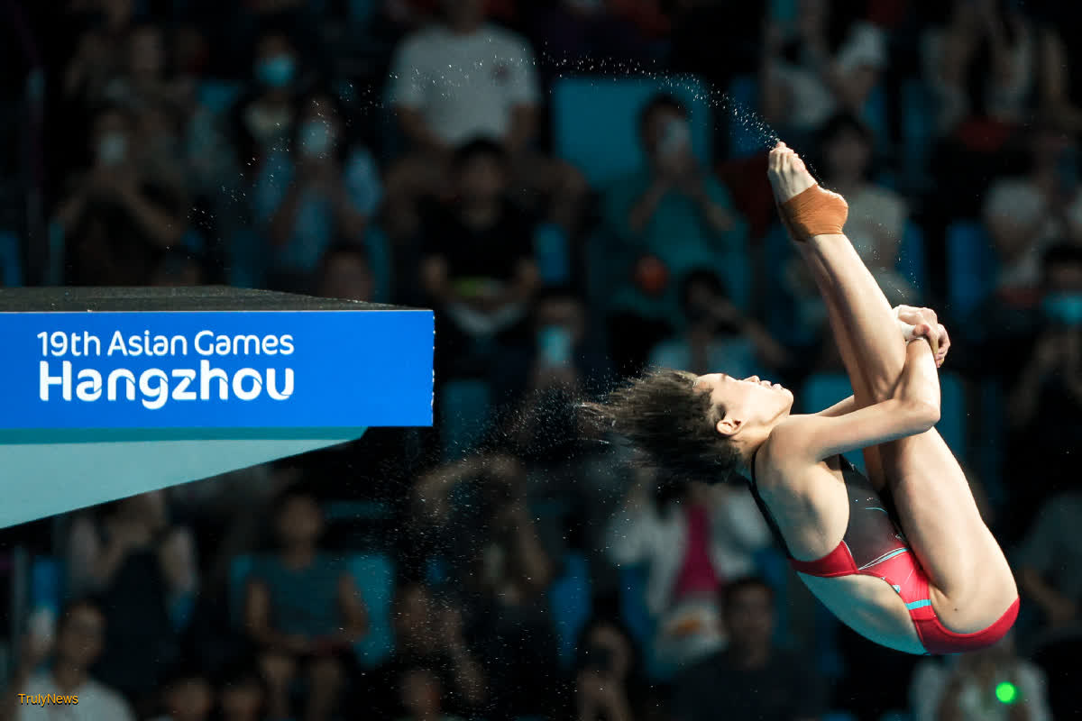 China’s star diver Quan wins women’s 10m platform at Hangzhou Asiad