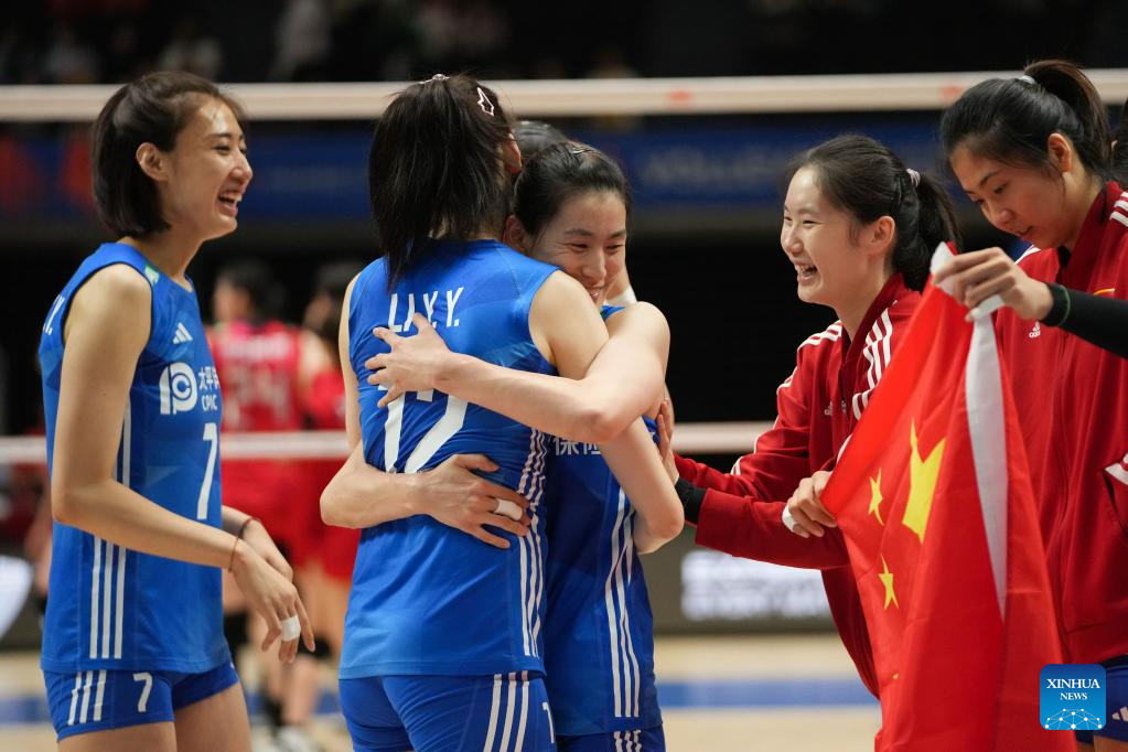 China beats Japan at 2023 Volleyball Nations League