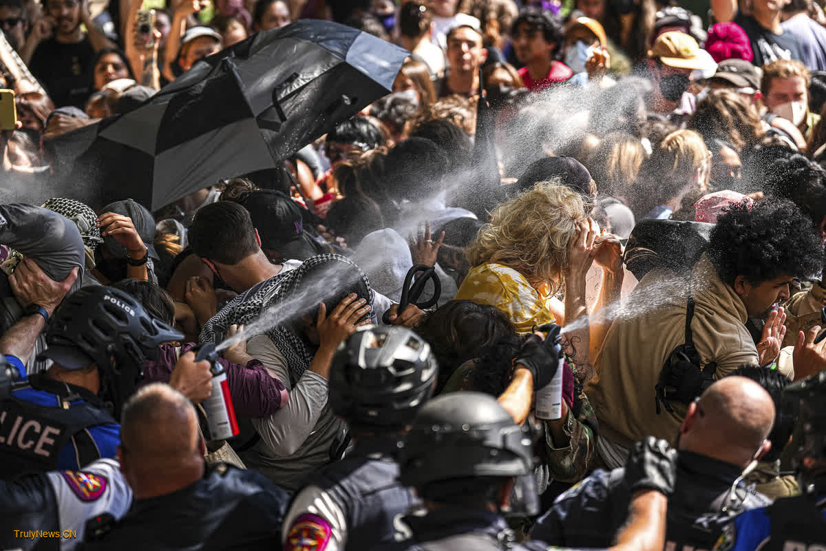 Protesters take over Columbia University building