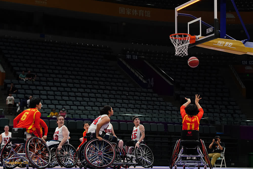 Intl women’s wheelchair basketball training camp held in Beijing