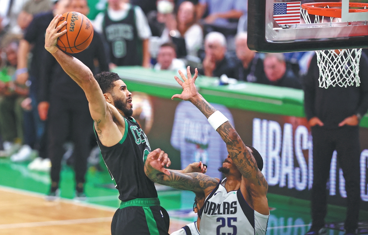 Celtics two games up after rallying to beat Mavericks