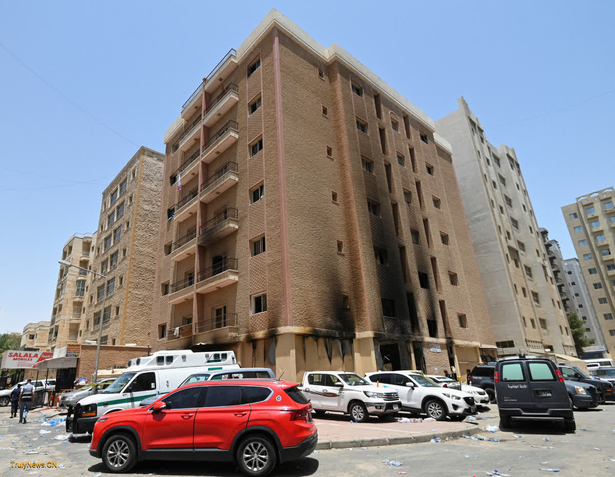 Death toll from building fire in Kuwait rises to 49