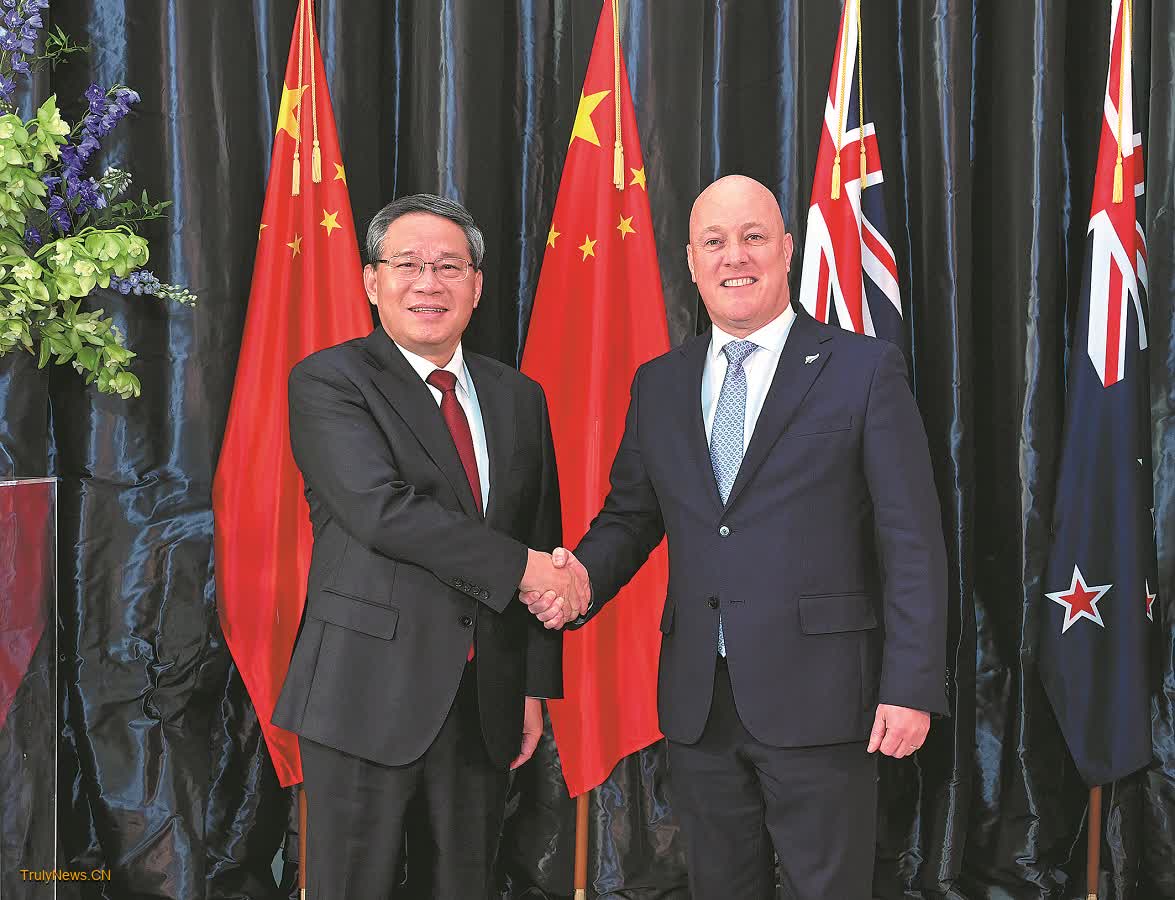 China, New Zealand agree to start trade talks