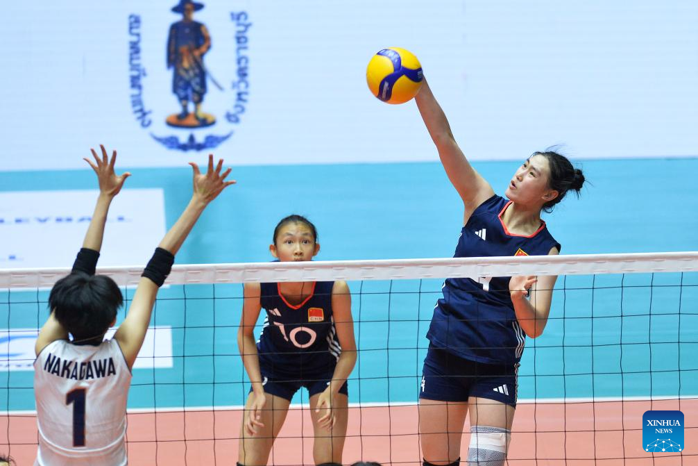 China sweeps Japan to win Asian Women’s U18 Volleyball Championship