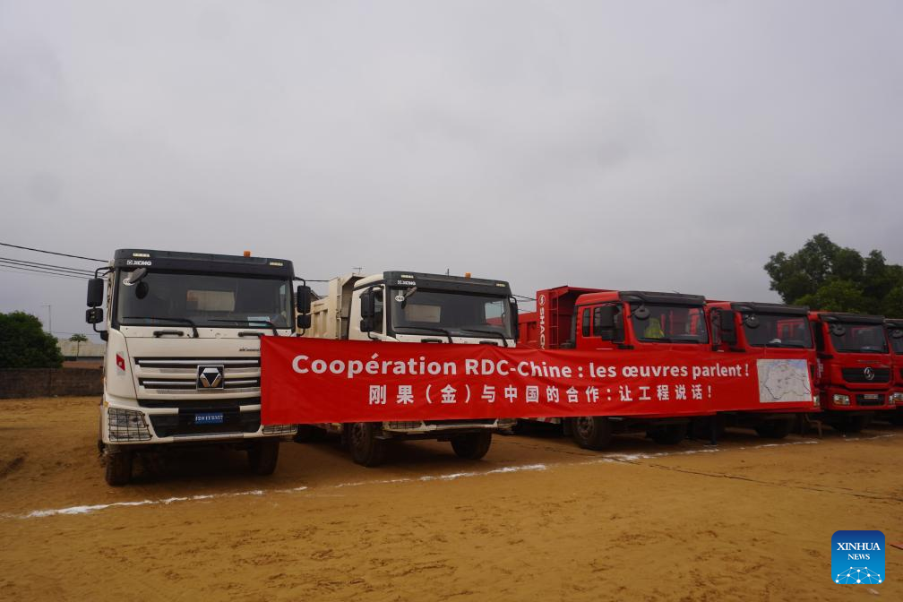 DR Congo president lays foundation stone for Chinese-built ring roads project