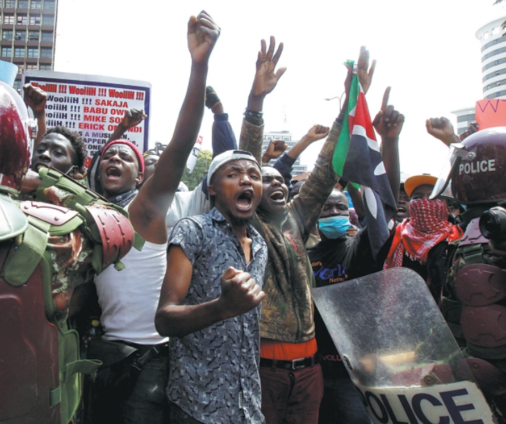 Kenya parliament approves finance bill amid protests