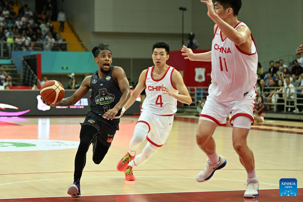 In pics: friendly match between China’s men’s national basketball team and Macao Black Bears