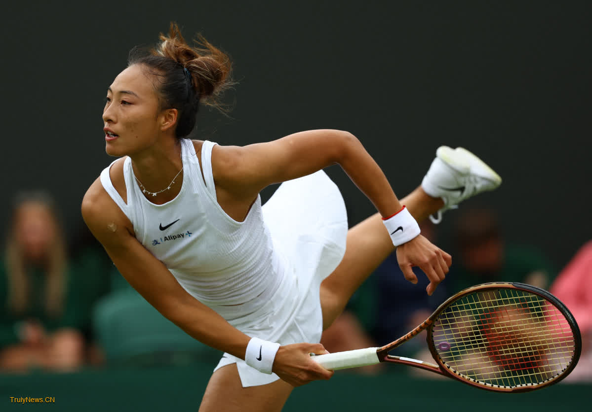 China’s eighth seed Zheng ousted from Wimbledon first round