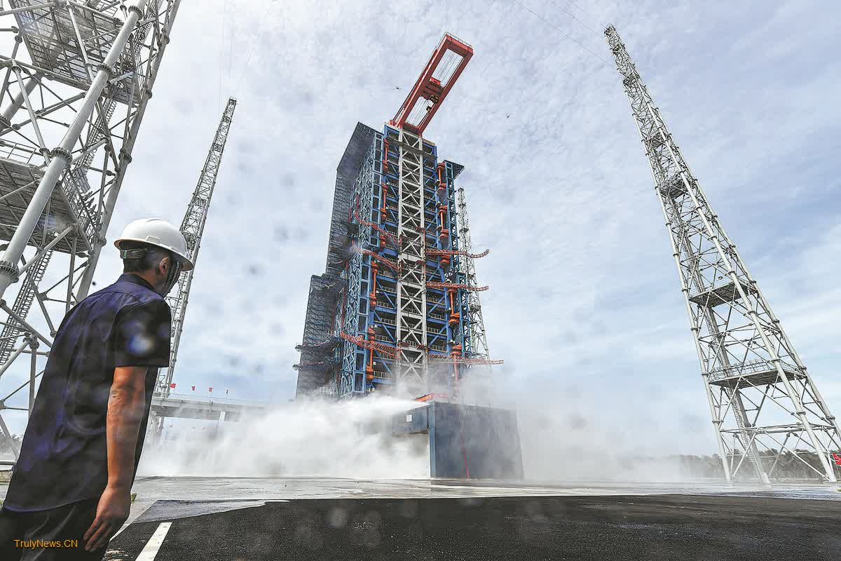 China’s first commercial space launch site gears up