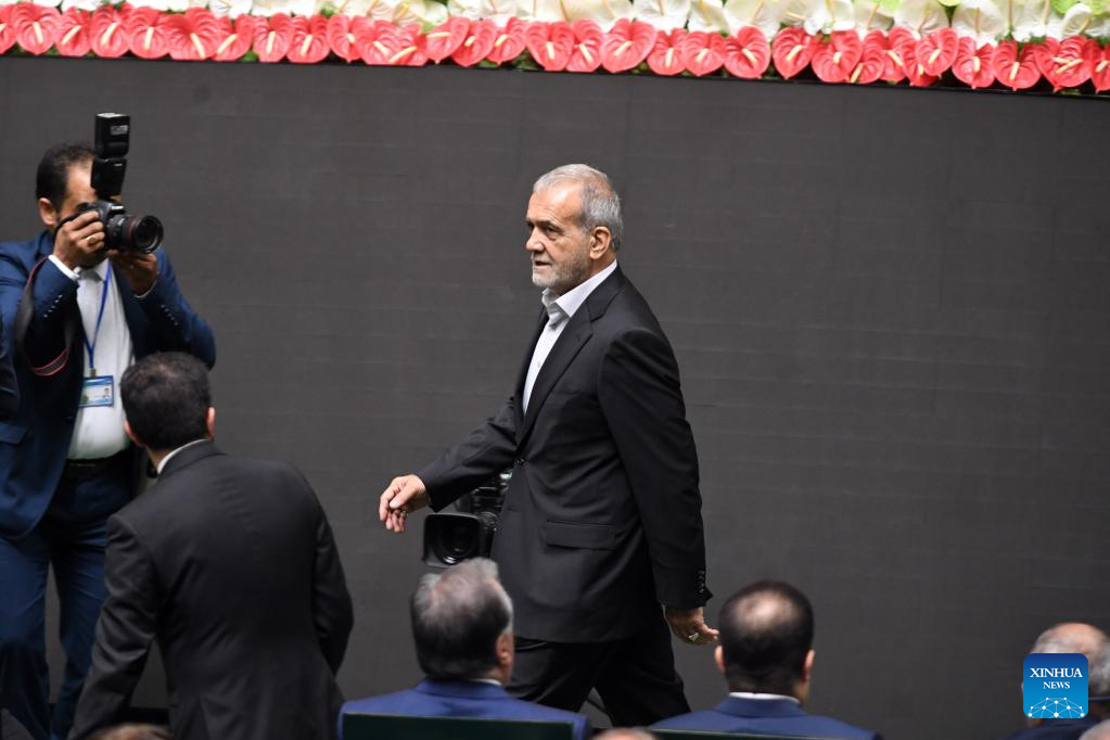 Masoud Pezeshkian sworn in as Iran’s 9th president