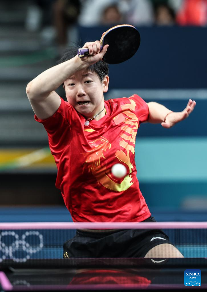 Paris 2024: women’s singles round of 32 table tennis match