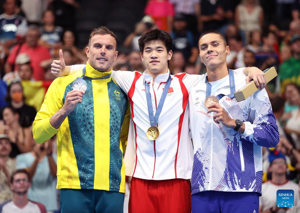 Olympics | China’s Pan breaks world record to win men’s 100m freestyle gold