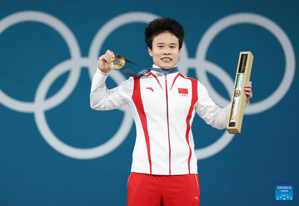 Olympics Chinese weightlifters Hou, Li retain gold at Paris 2024