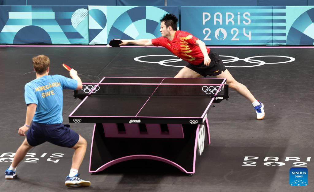 Olympics China retain men’s table tennis team gold at Paris 2024