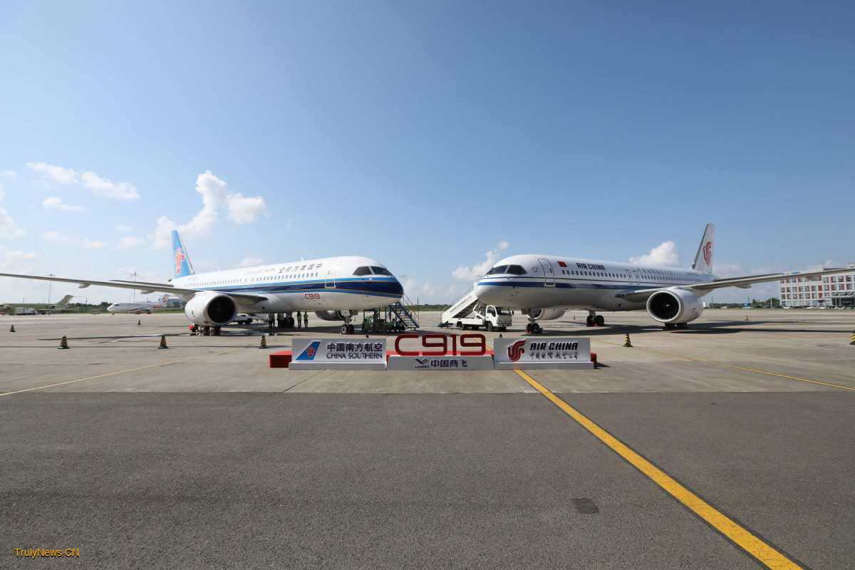 Air China and China Southern Airlines welcome first C919 jets