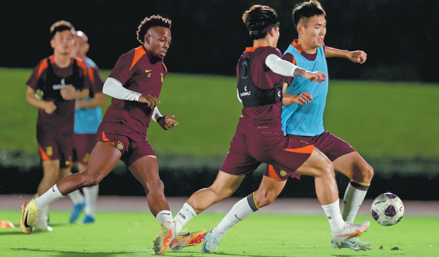 Team China steels itself for tough test