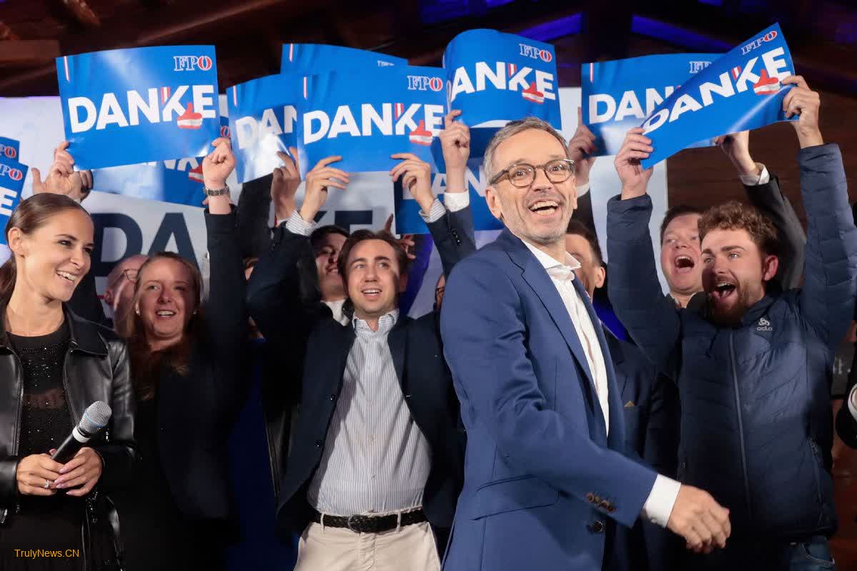 Far-right party makes historic breakthrough in Austria poll