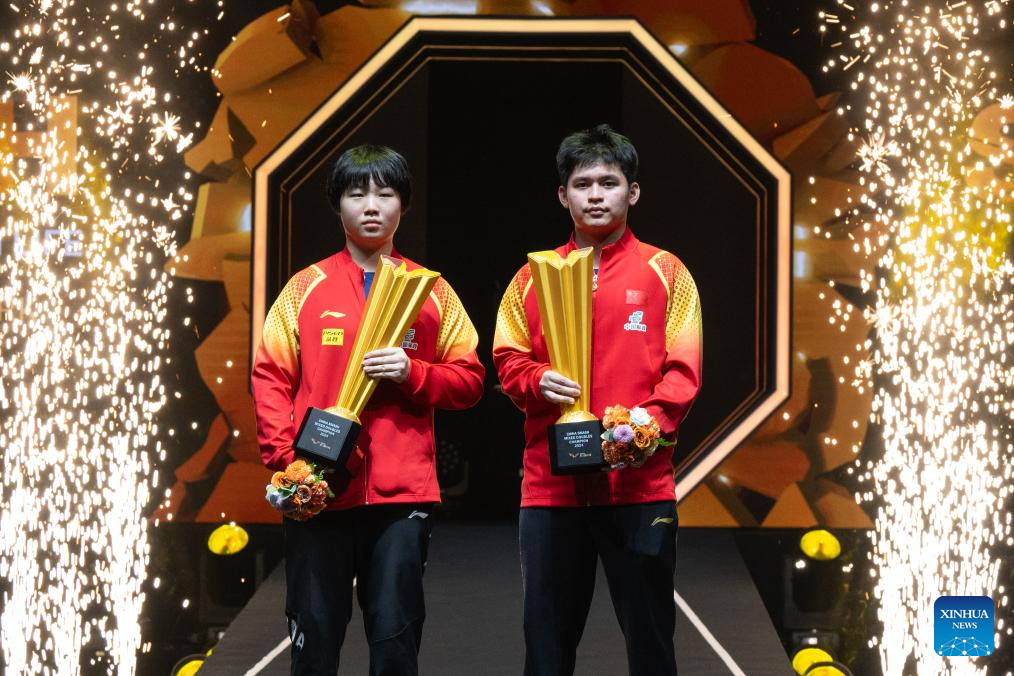 Chinese paddlers Lin/Kuai claim first China Smash title in mixed doubles