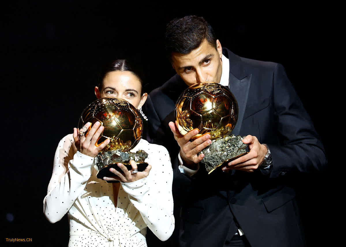 Spaniards Rodri, Bonmati win Ballon d’Or awards, Yamal named best young player