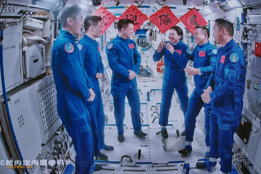 China’s Shenzhou-18 astronauts complete handover, returning to Earth on Monday