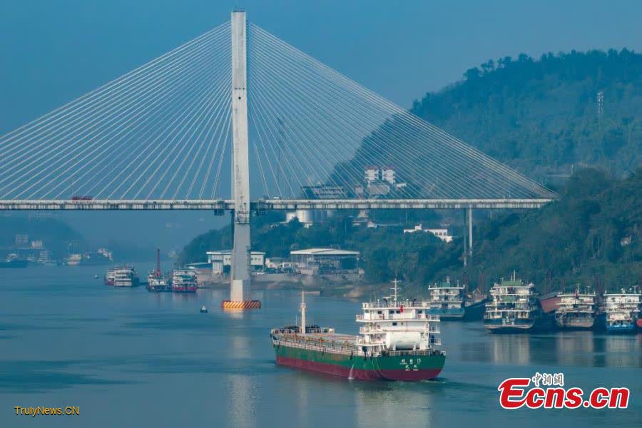 Chongqing-Ningbo river-sea direct route opens to traffic