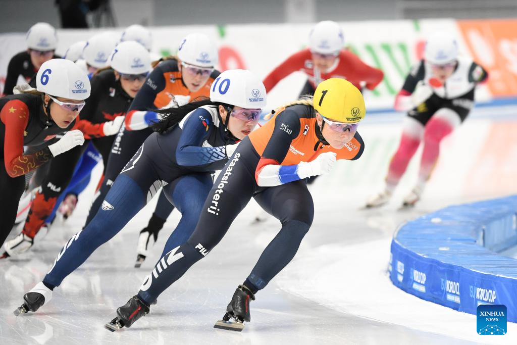 Highlights of ISU World Cup Speed Skating in Beijing