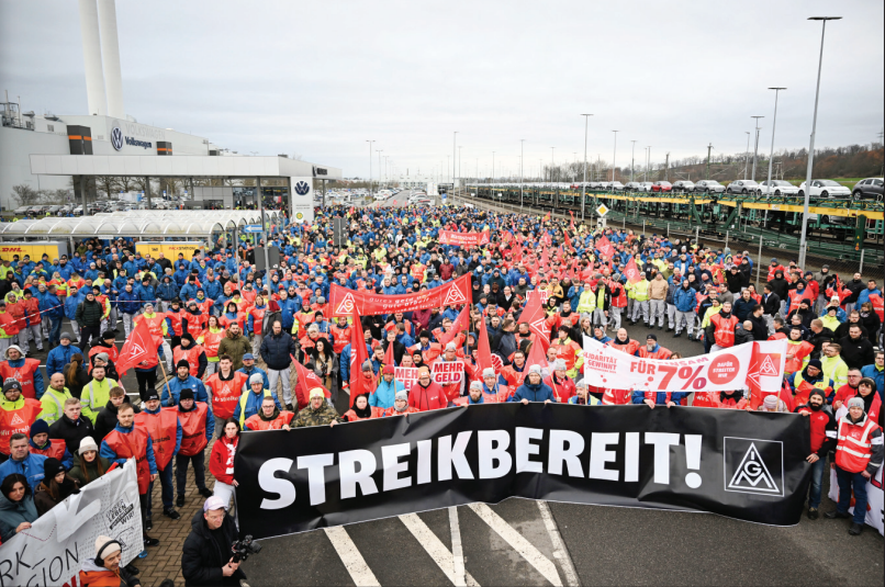 VW workers walk off job in Germany